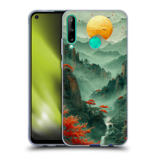 Haroulita Sceneries Japan Sunset Soft Gel Case for Huawei P40 lite E