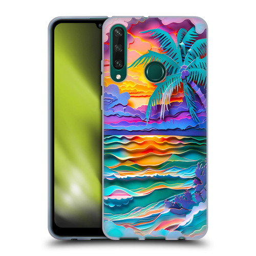 Haroulita Sceneries Sunset Soft Gel Case for Huawei Y6p