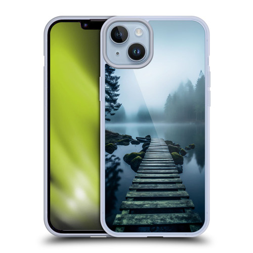 Haroulita Sceneries Dreaming Lake Pathway Soft Gel Case for Apple iPhone 14 Plus