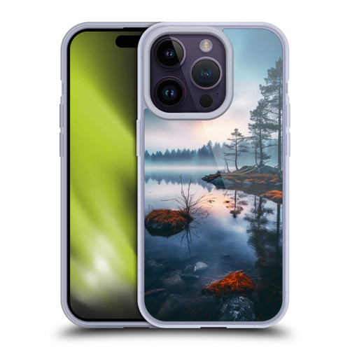 Haroulita Sceneries Dreaming Lake Soft Gel Case for Apple iPhone 14 Pro