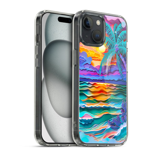 Haroulita Sceneries Sunset Soft Gel Case for Apple iPhone 15 & MagSafe