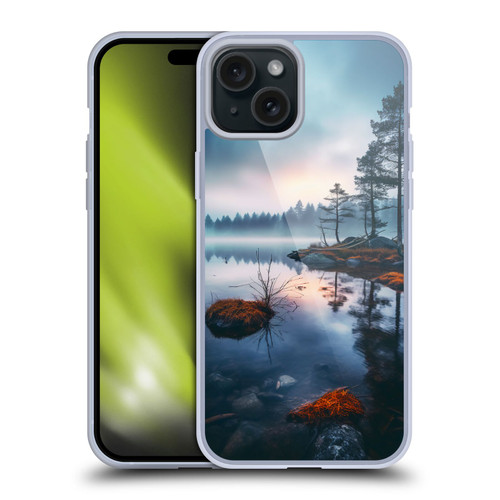 Haroulita Sceneries Dreaming Lake Soft Gel Case for Apple iPhone 15 Plus