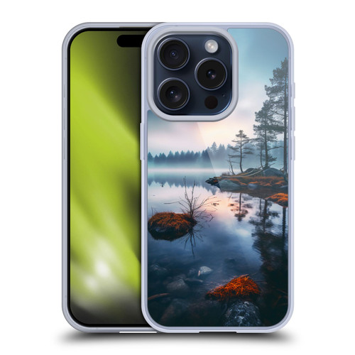 Haroulita Sceneries Dreaming Lake Soft Gel Case for Apple iPhone 15 Pro