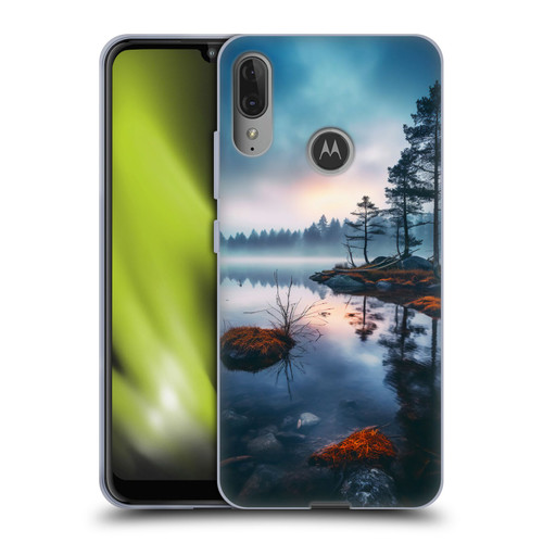 Haroulita Sceneries Dreaming Lake Soft Gel Case for Motorola Moto E6 Plus