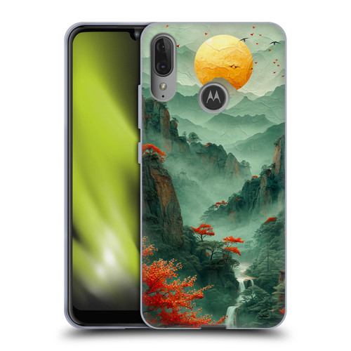 Haroulita Sceneries Japan Sunset Soft Gel Case for Motorola Moto E6 Plus
