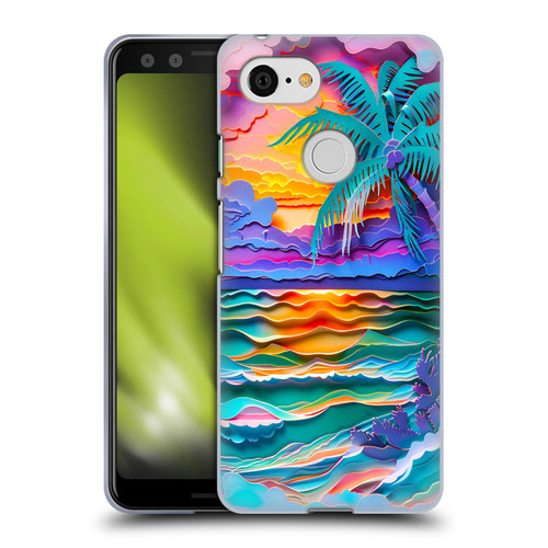 Haroulita Sceneries Sunset Soft Gel Case for Google Pixel 3