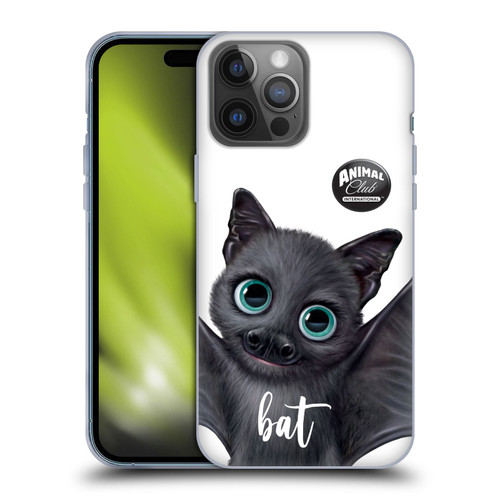 Animal Club International Faces Bat Soft Gel Case for Apple iPhone 14 Pro Max & MagSafe