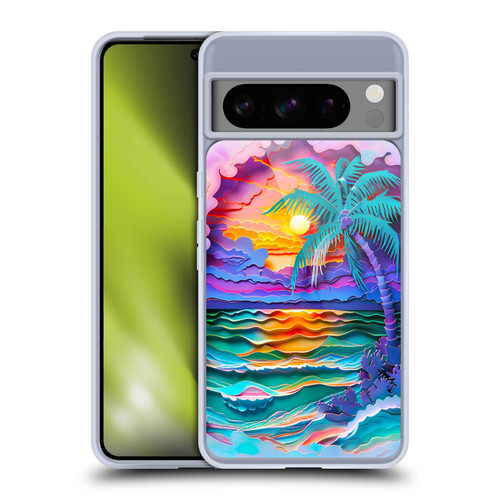 Haroulita Sceneries Sunset Soft Gel Case for Google Pixel 8 Pro