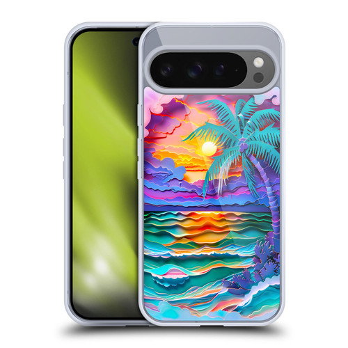 Haroulita Sceneries Sunset Soft Gel Case for Google Pixel 9 Pro XL