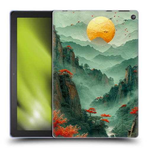 Haroulita Sceneries Japan Sunset Soft Gel Case for Amazon Fire HD 10 / Plus 2021