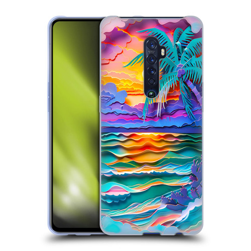 Haroulita Sceneries Sunset Soft Gel Case for OPPO Reno 2