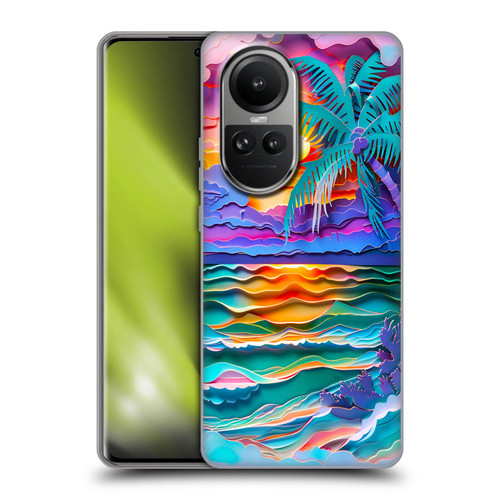 Haroulita Sceneries Sunset Soft Gel Case for OPPO Reno10 5G / Reno10 Pro 5G