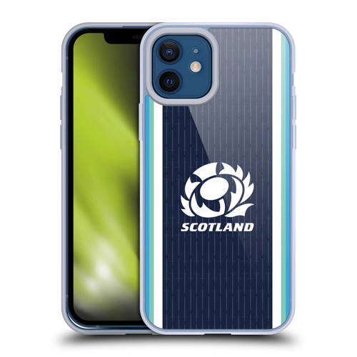 Scotland Rugby 2024/25 Crest Kit Home Soft Gel Case for Apple iPhone 12 / iPhone 12 Pro
