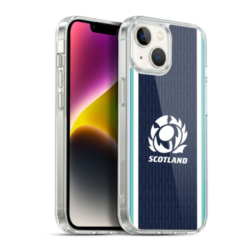 Scotland Rugby 2024/25 Crest Kit Home Soft Gel Case for Apple iPhone 14
