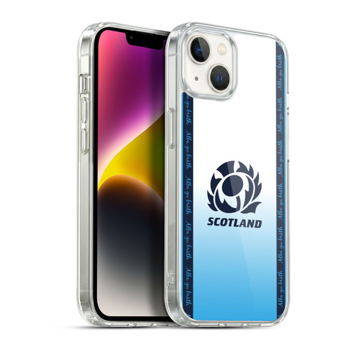 Scotland Rugby 2024/25 Crest Kit Away Soft Gel Case for Apple iPhone 14 Plus & MagSafe