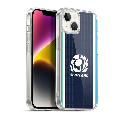 Scotland Rugby 2024/25 Crest Kit Home Soft Gel Case for Apple iPhone 14 Plus & MagSafe