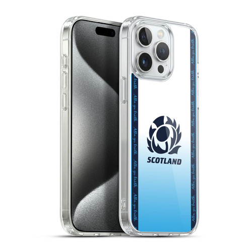 Scotland Rugby 2024/25 Crest Kit Away Soft Gel Case for Apple iPhone 15 Pro Max & MagSafe