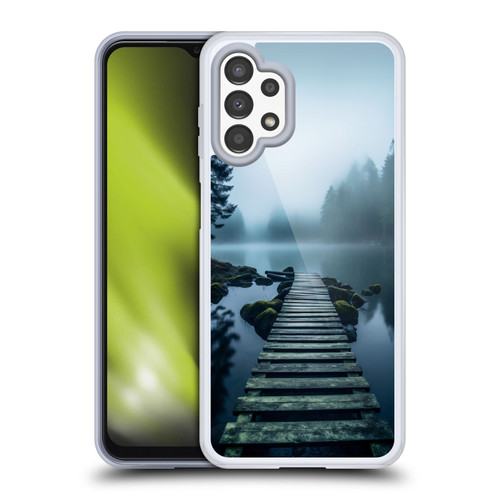 Haroulita Sceneries Dreaming Lake Pathway Soft Gel Case for Samsung Galaxy A13 (2022)