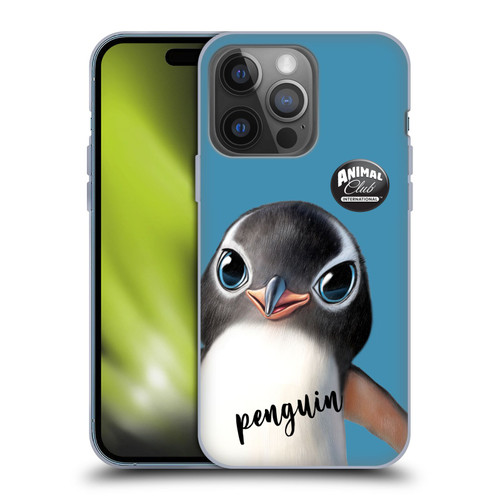 Animal Club International Faces Penguin Soft Gel Case for Apple iPhone 14 Pro & MagSafe