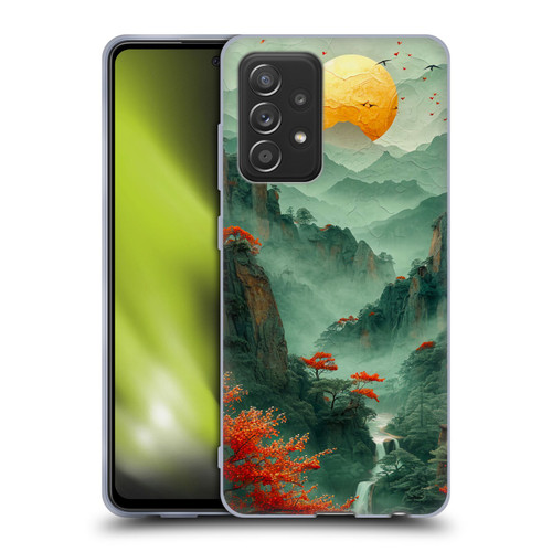 Haroulita Sceneries Japan Sunset Soft Gel Case for Samsung Galaxy A52 / A52s / 5G (2021)