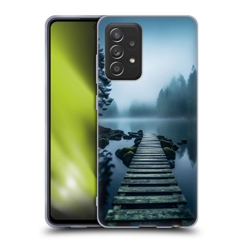 Haroulita Sceneries Dreaming Lake Pathway Soft Gel Case for Samsung Galaxy A52 / A52s / 5G (2021)