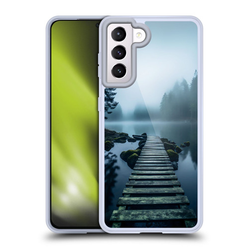 Haroulita Sceneries Dreaming Lake Pathway Soft Gel Case for Samsung Galaxy S21 5G