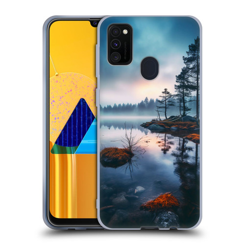 Haroulita Sceneries Dreaming Lake Soft Gel Case for Samsung Galaxy M30s (2019)/M21 (2020)