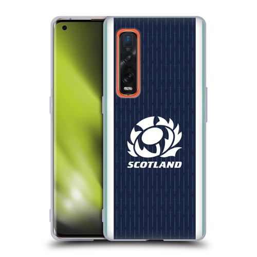 Scotland Rugby 2024/25 Crest Kit Home Soft Gel Case for OPPO Find X2 Pro 5G