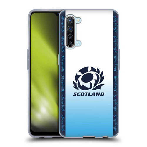 Scotland Rugby 2024/25 Crest Kit Away Soft Gel Case for OPPO Find X2 Lite 5G