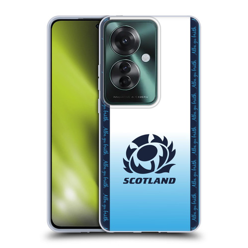 Scotland Rugby 2024/25 Crest Kit Away Soft Gel Case for OPPO Reno11 F 5G / F25 Pro 5G