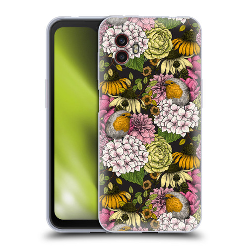 Katerina Kirilova Graphics Robins In The Garden Soft Gel Case for Samsung Galaxy Xcover6 Pro/Pro2