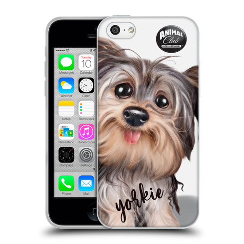 Animal Club International Faces Yorkie Soft Gel Case for Apple iPhone 5c