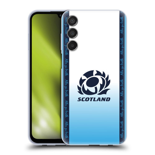 Scotland Rugby 2024/25 Crest Kit Away Soft Gel Case for Samsung Galaxy M15/F15 5G