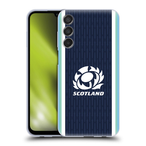 Scotland Rugby 2024/25 Crest Kit Home Soft Gel Case for Samsung Galaxy M15/F15 5G