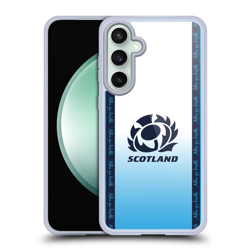 Scotland Rugby 2024/25 Crest Kit Away Soft Gel Case for Samsung Galaxy S23 FE 5G