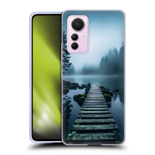 Haroulita Sceneries Dreaming Lake Pathway Soft Gel Case for Xiaomi 12 Lite
