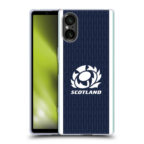 Scotland Rugby 2024/25 Crest Kit Home Soft Gel Case for Sony Xperia 5 V 5G