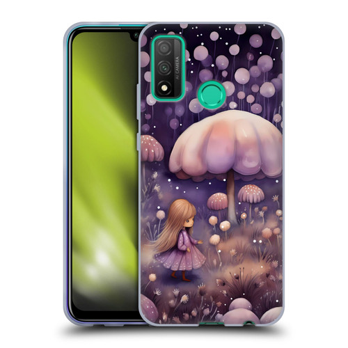Haroulita Whimsical Girl And Mushroom Soft Gel Case for Huawei P Smart (2020)