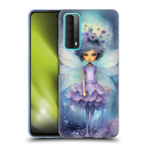 Haroulita Whimsical Purple Hair Fairy Soft Gel Case for Huawei P Smart (2021)