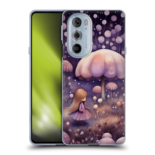 Haroulita Whimsical Girl And Mushroom Soft Gel Case for Motorola Edge X30