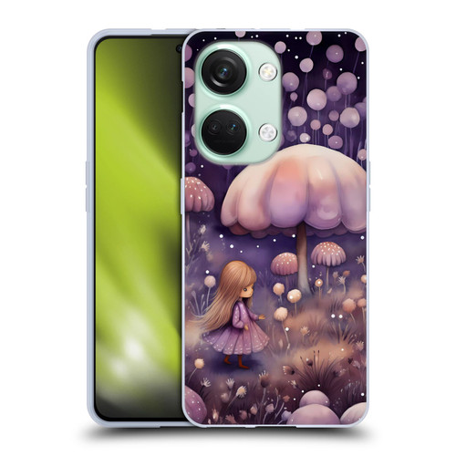 Haroulita Whimsical Girl And Mushroom Soft Gel Case for OnePlus Nord 3 5G