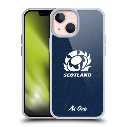 Scotland Rugby Graphics Pattern Soft Gel Case for Apple iPhone 13 Mini