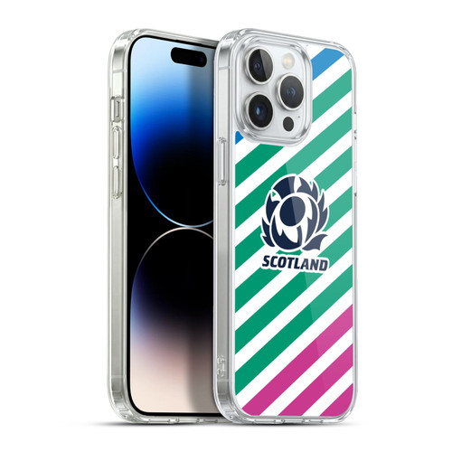 Scotland Rugby Graphics Lines Soft Gel Case for Apple iPhone 13 Pro Max