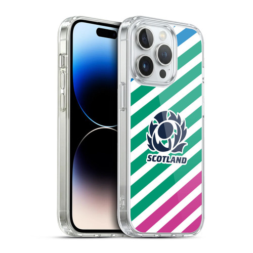 Scotland Rugby Graphics Lines Soft Gel Case for Apple iPhone 13 Pro