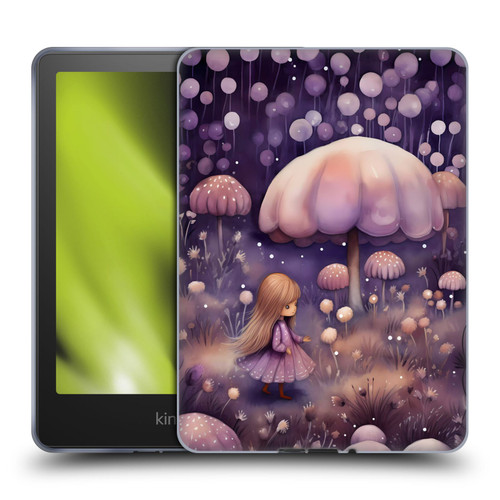 Haroulita Whimsical Girl And Mushroom Soft Gel Case for Amazon Kindle Paperwhite 5 (2021)