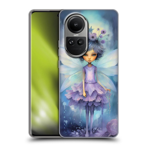 Haroulita Whimsical Purple Hair Fairy Soft Gel Case for OPPO Reno10 5G / Reno10 Pro 5G