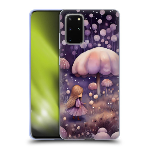 Haroulita Whimsical Girl And Mushroom Soft Gel Case for Samsung Galaxy S20+ / S20+ 5G