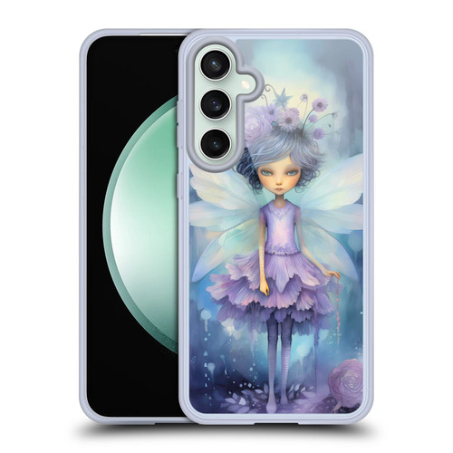 Haroulita Whimsical Purple Hair Fairy Soft Gel Case for Samsung Galaxy S23 FE 5G