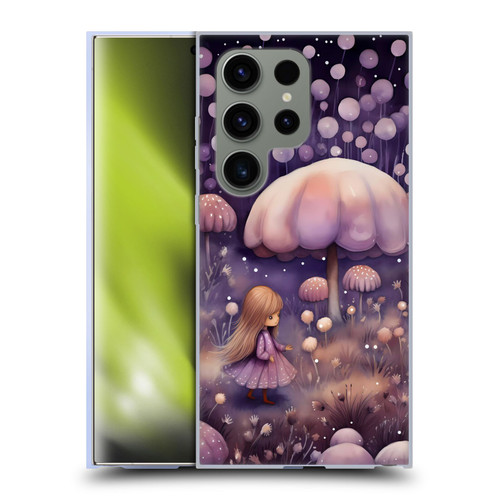 Haroulita Whimsical Girl And Mushroom Soft Gel Case for Samsung Galaxy S24 Ultra 5G