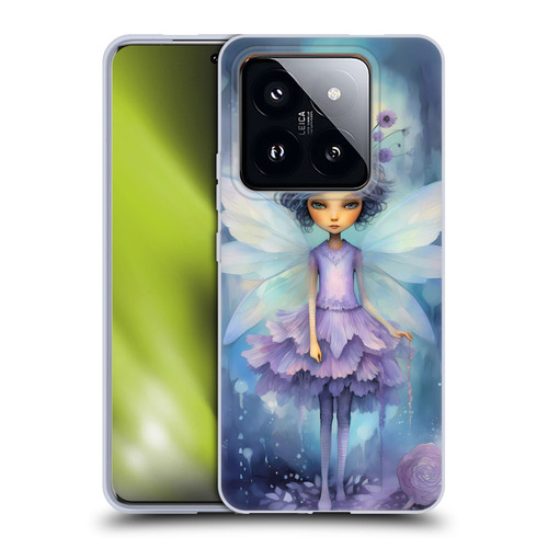 Haroulita Whimsical Purple Hair Fairy Soft Gel Case for Xiaomi 14 Pro